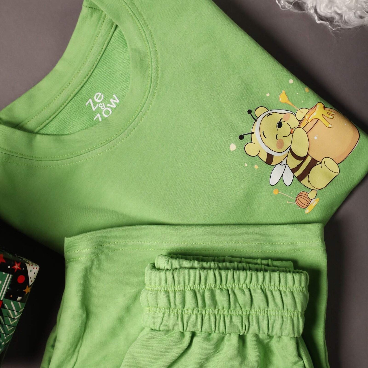 Honey Bear Coord set - Lime Green