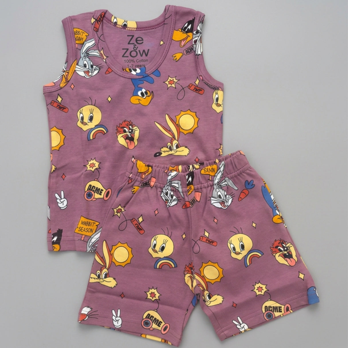 Little Laughs Sleeveless Shorts Co-ord Set