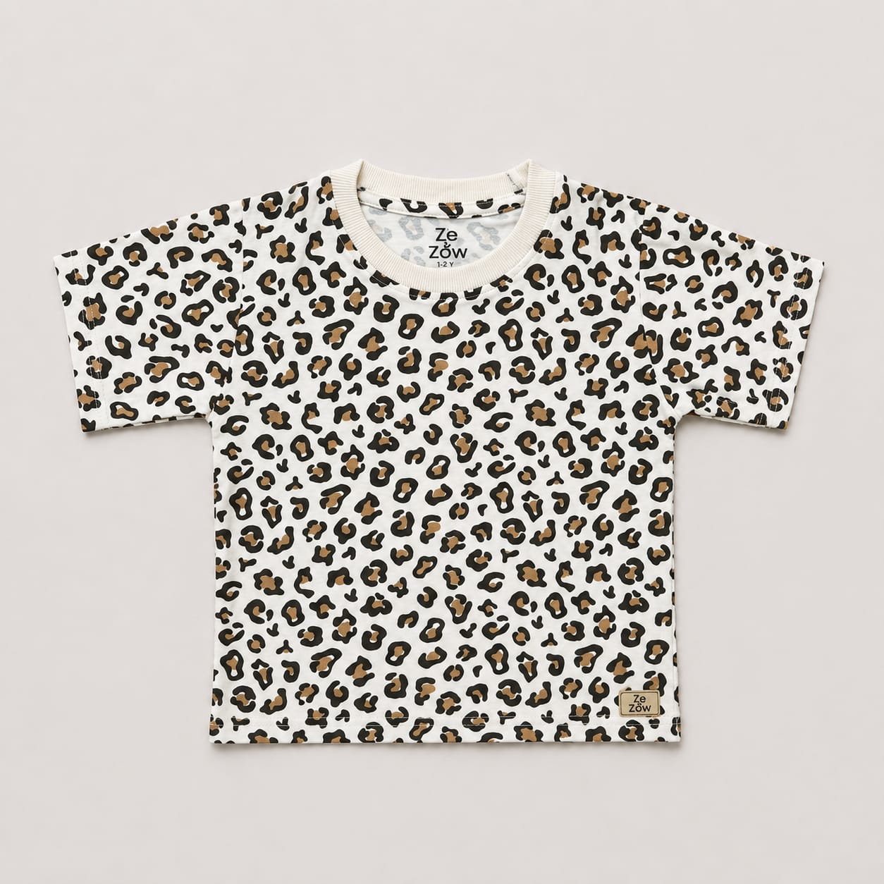 Little Leopard Shorts Co-ord Set