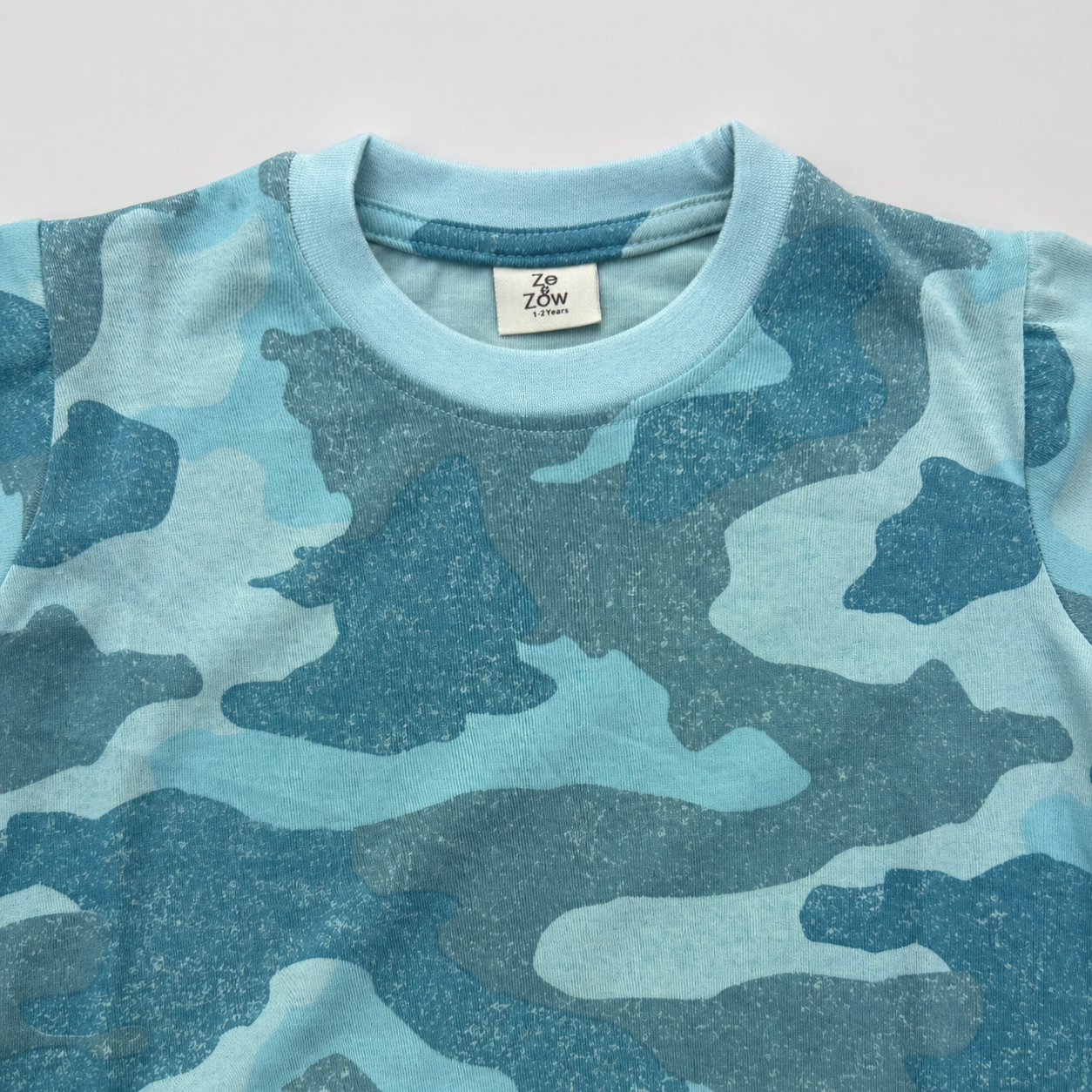 Ocean Camo Co-ord - Teal blue