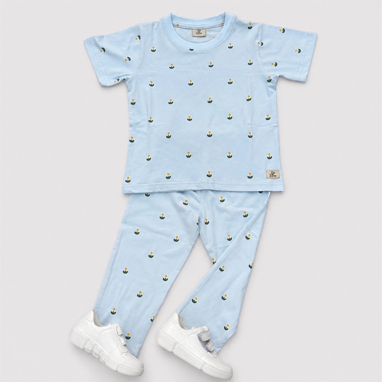 Sky Blue Bloom Co-ord set