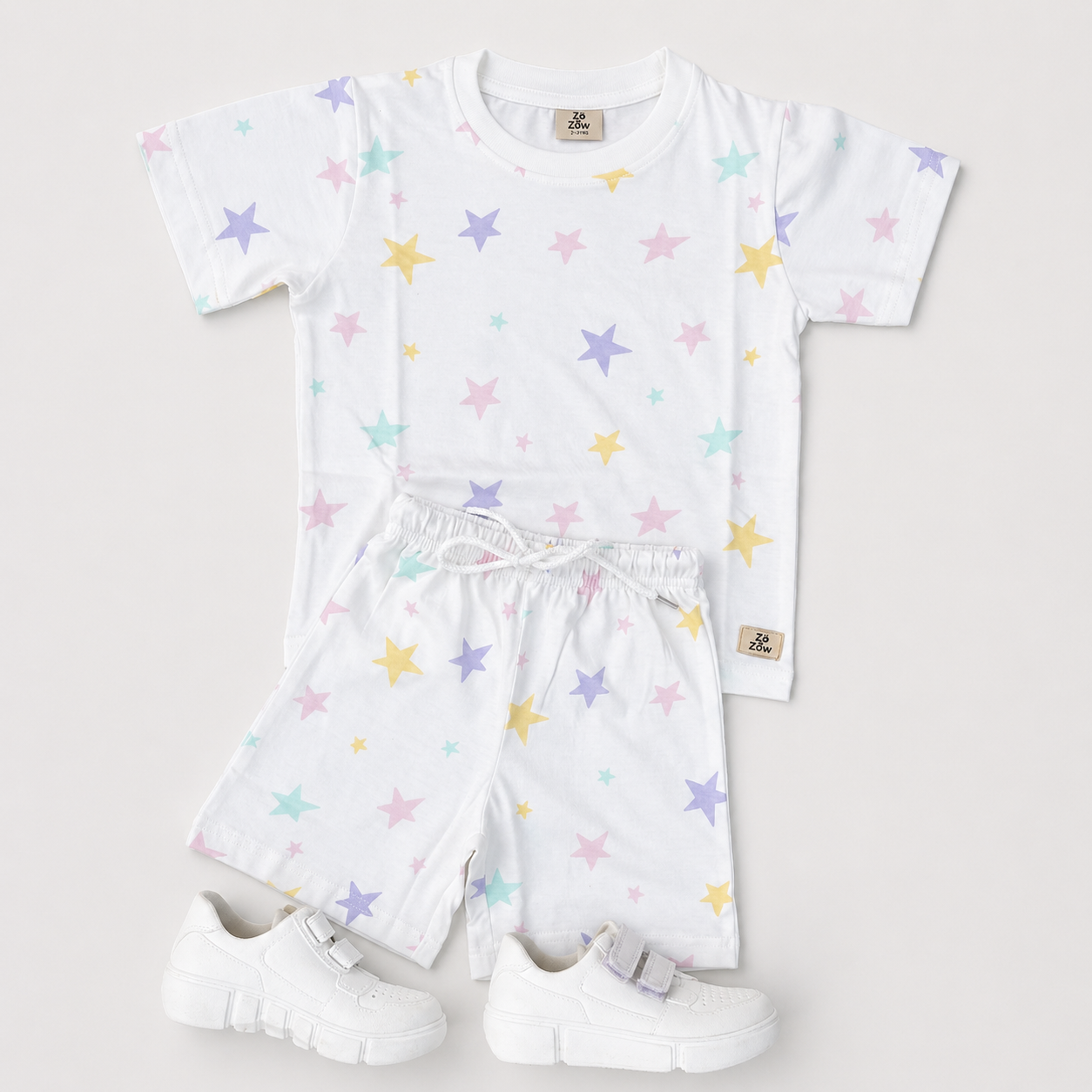 White Magic Star Short Co-ord Set