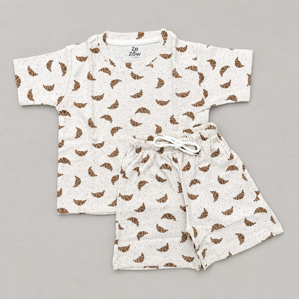 Croissant Crush Shorts Co-ord Set