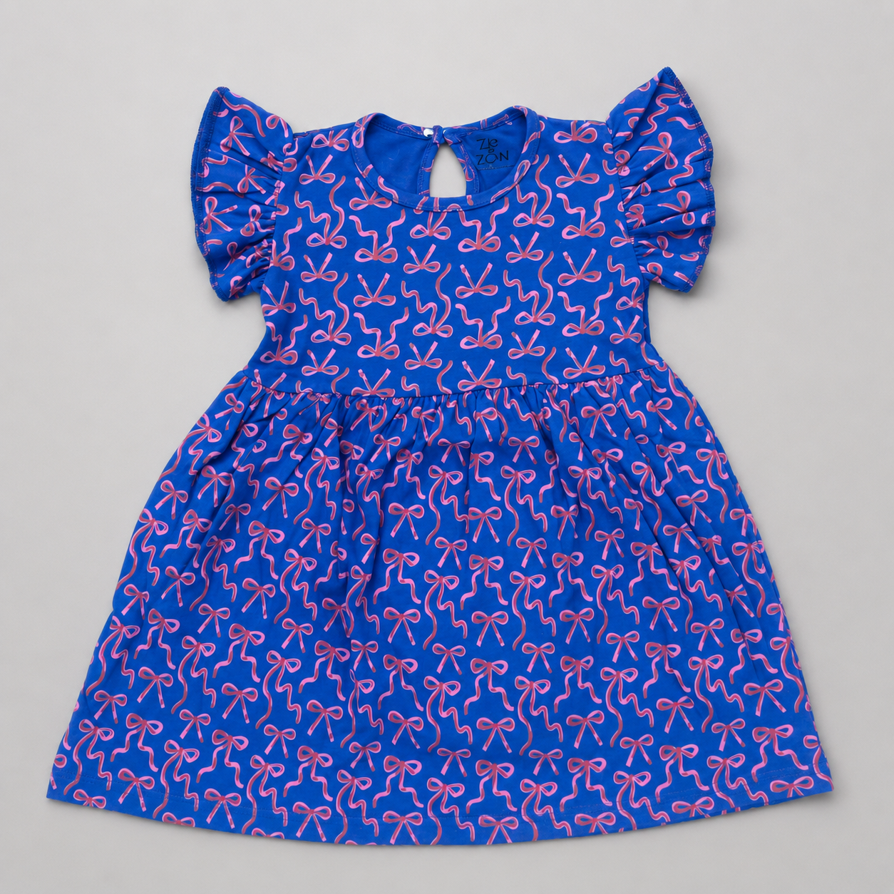 Blue Bow Frock