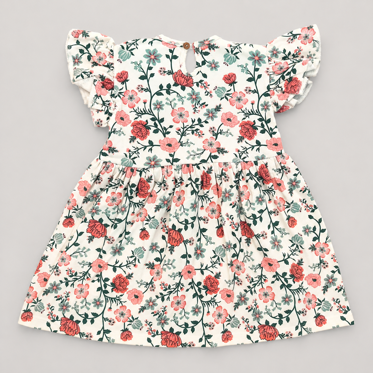 Coral Blossom Frock