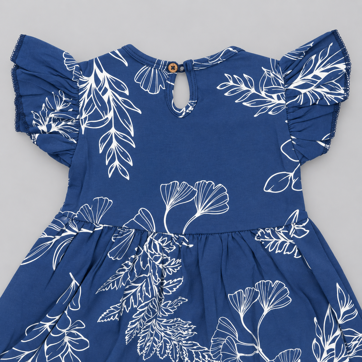 Blue Floral Frock