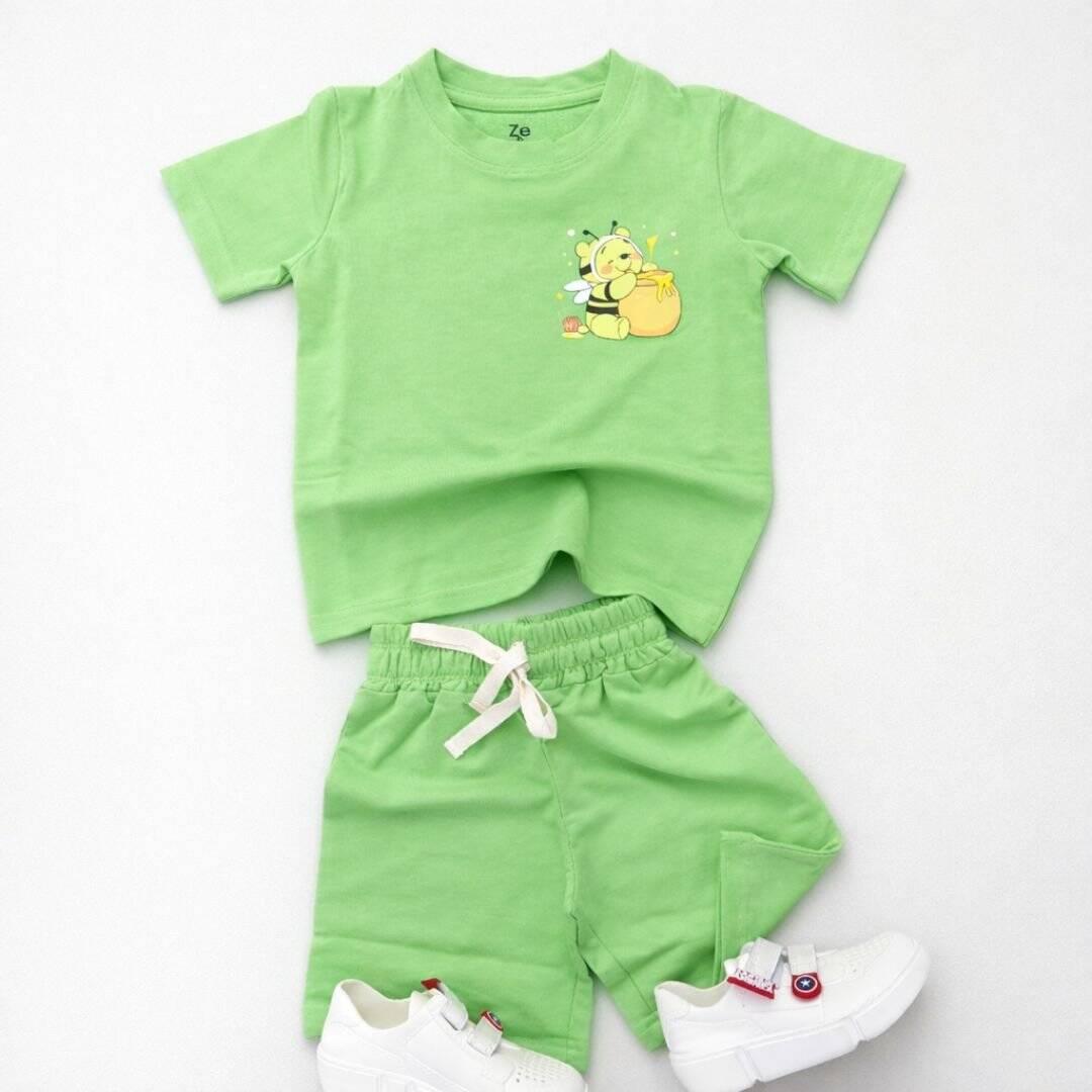 Honey Bear Coord set - Lime Green