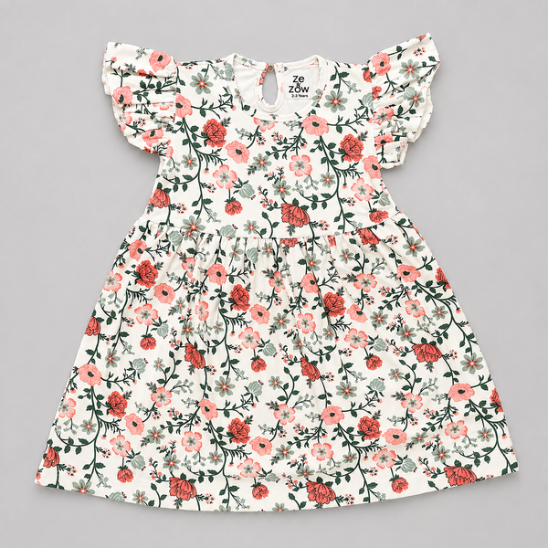 Coral Blossom Frock