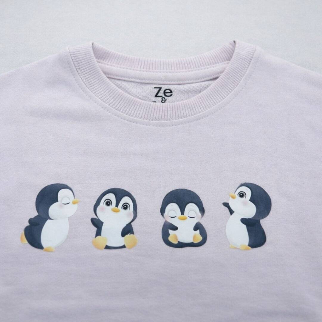 Penguin coord set - Pastel Lilac
