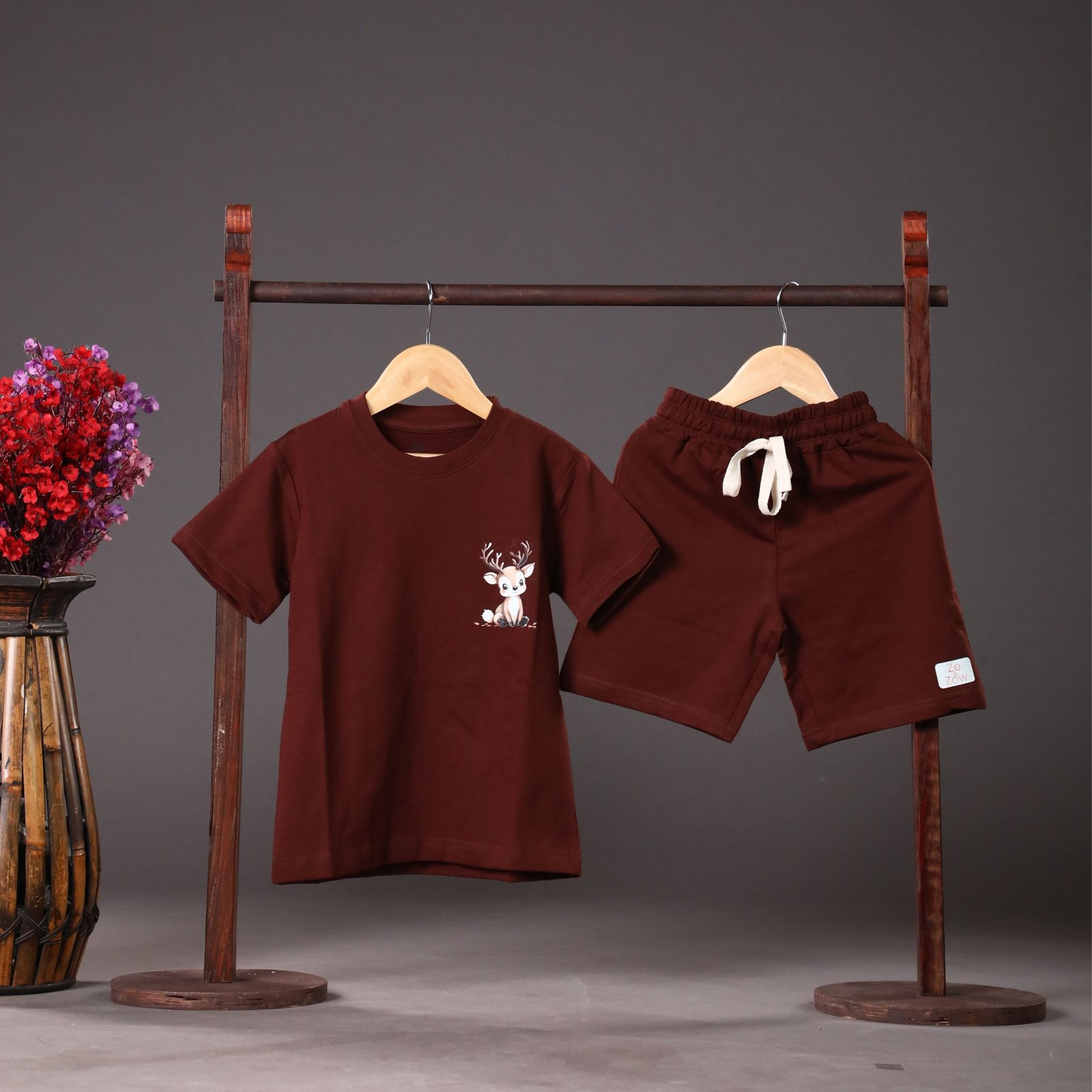 Little Fawn Co-ord Set - Brown